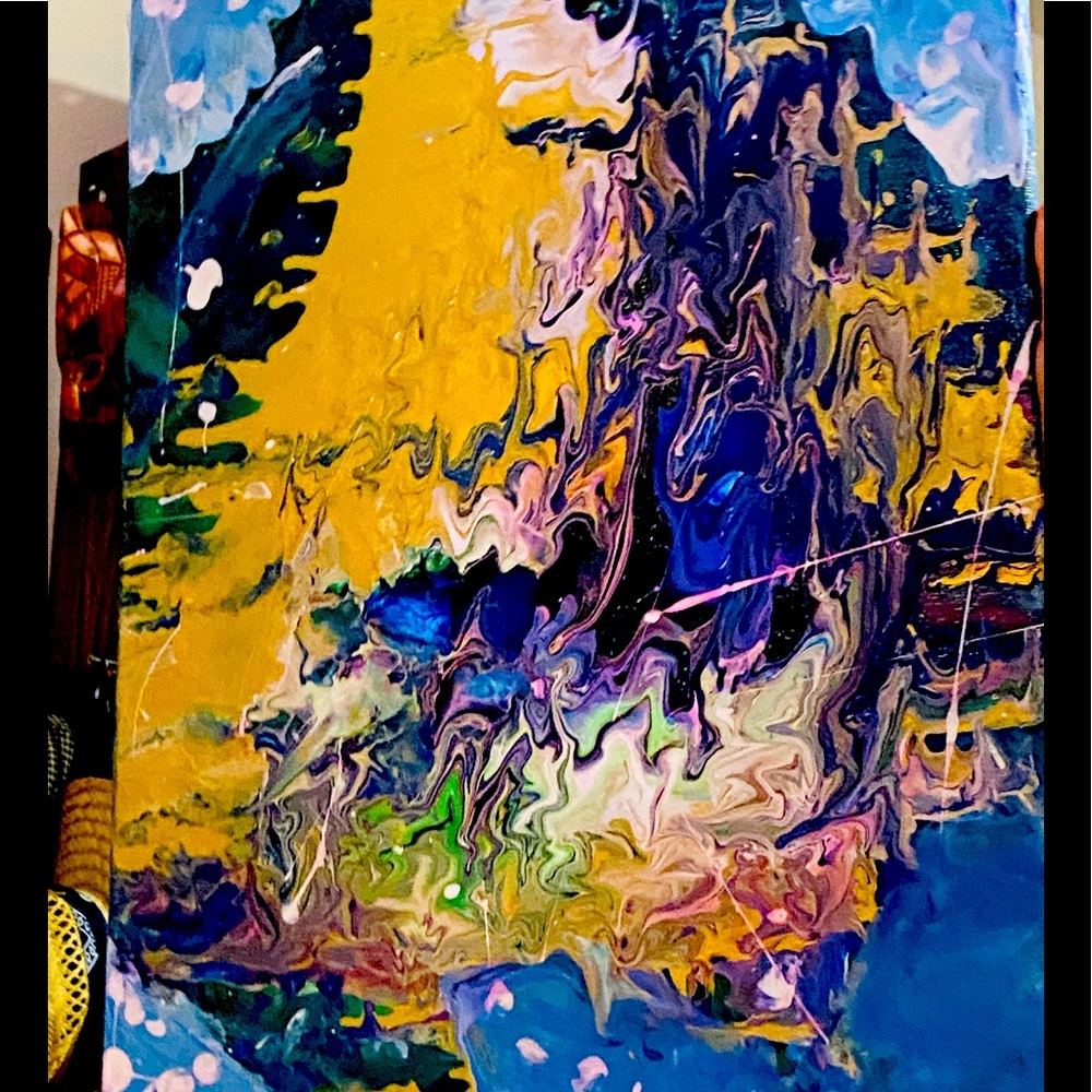 Granddaughters painting.